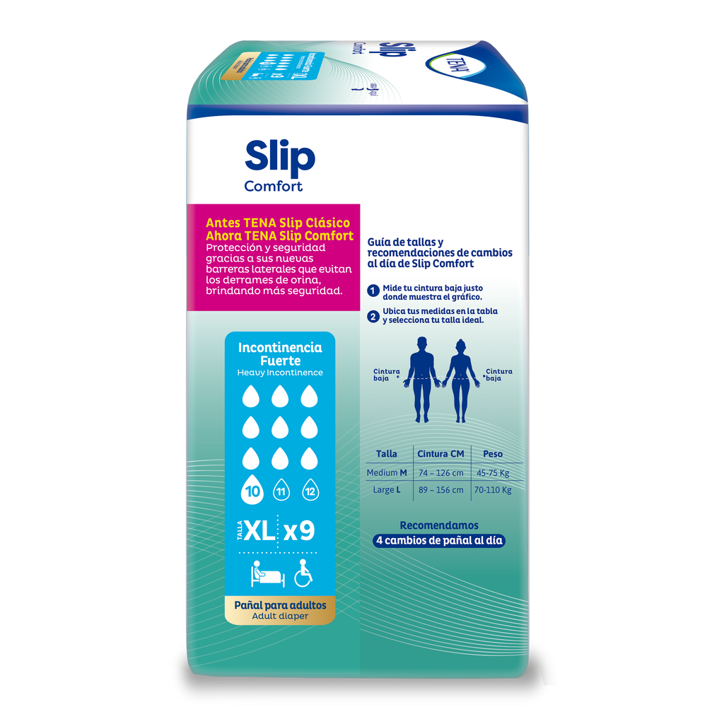 TENA Pañal Slip Comfort