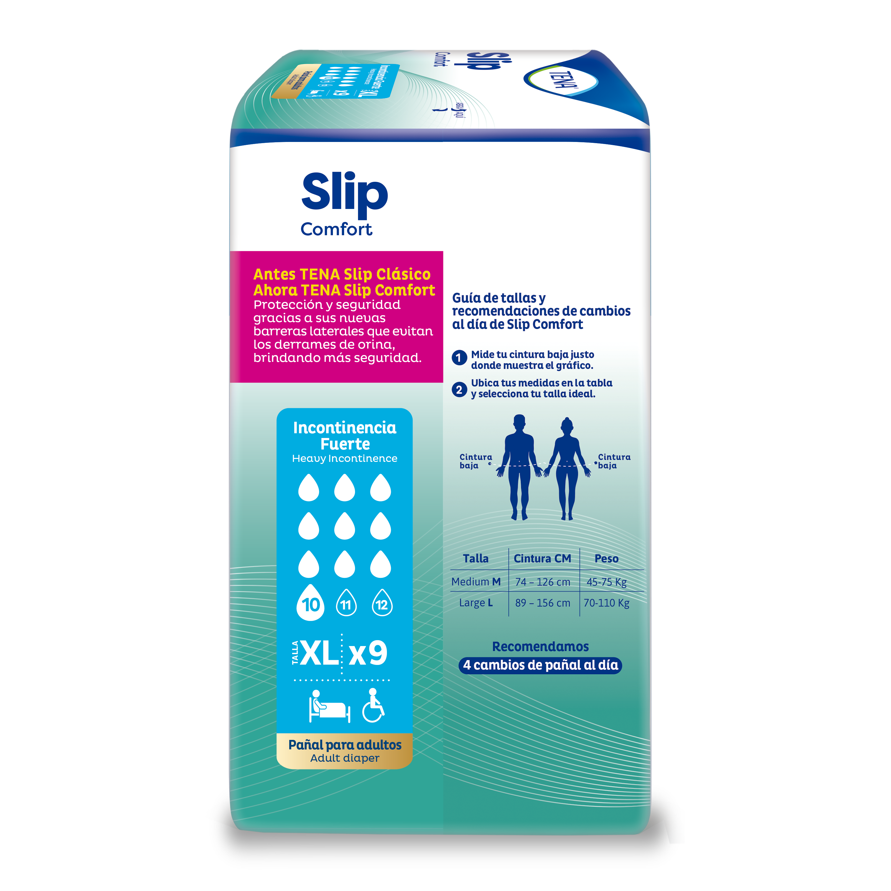 TENA Pañal Slip Comfort