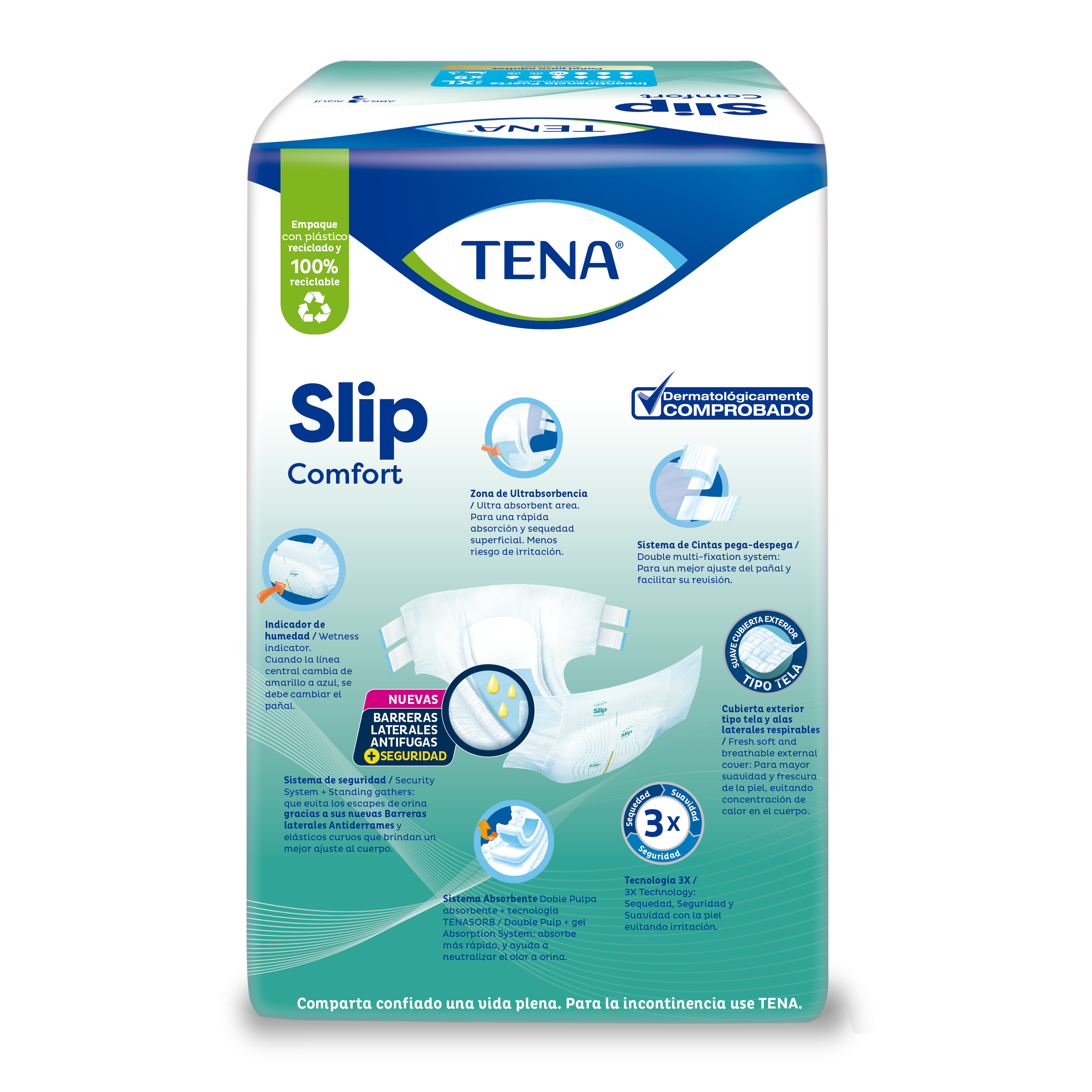 TENA Pañal Slip Comfort
