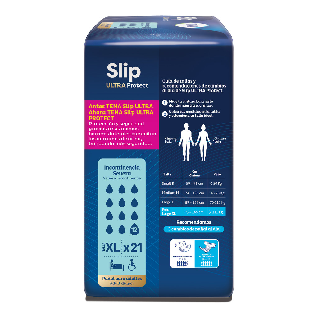 TENA Pañal Slip Ultra Protect