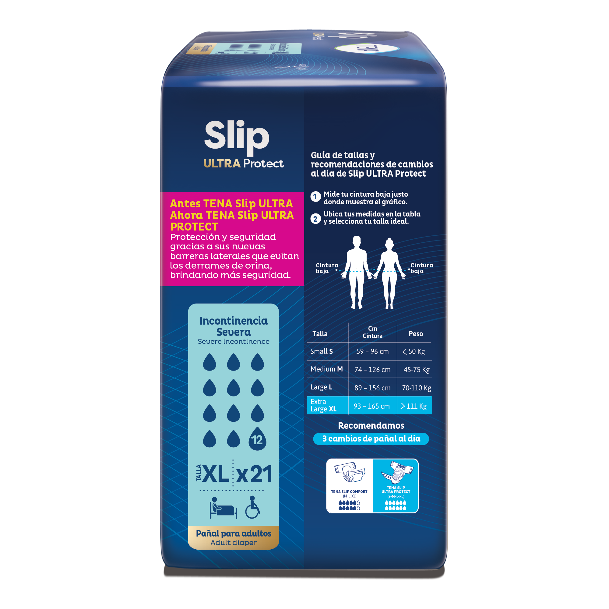 TENA Pañal Slip Ultra Protect