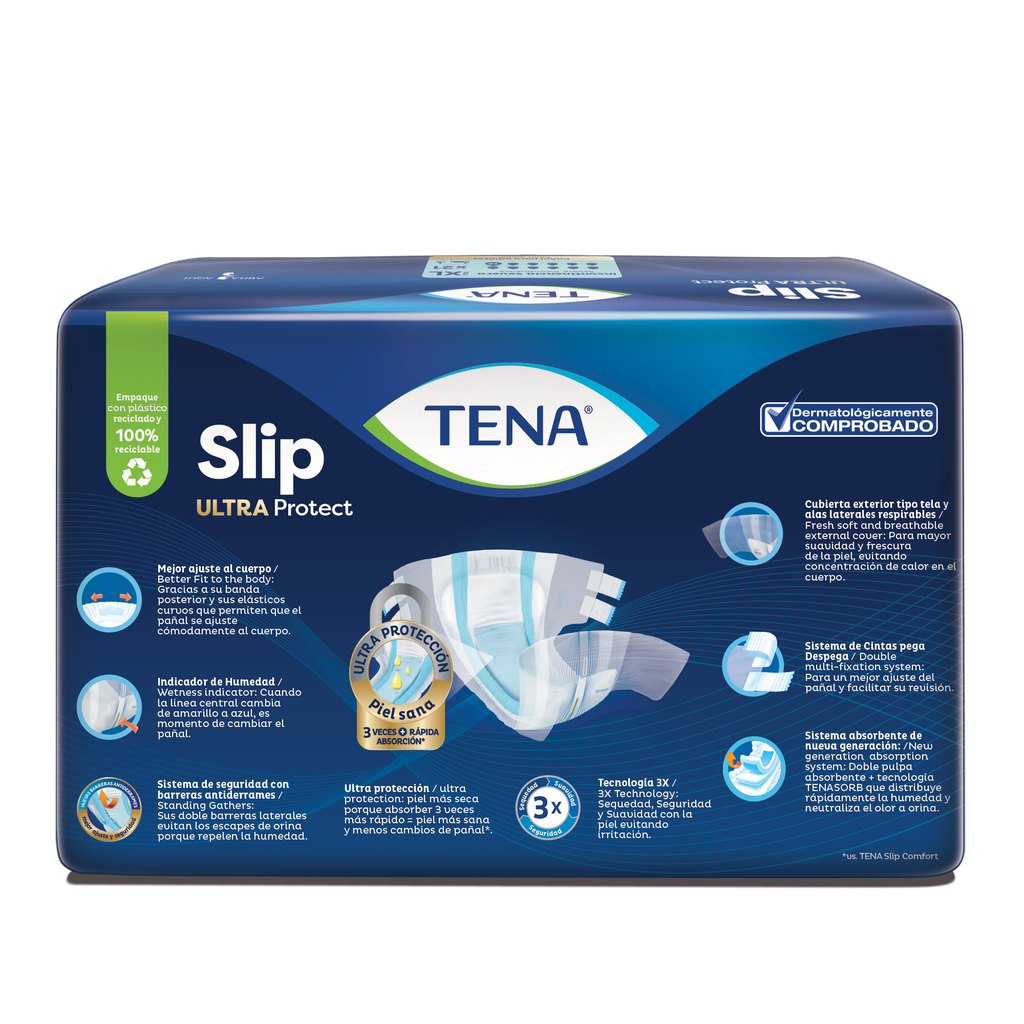 TENA Pañal Slip Ultra Protect