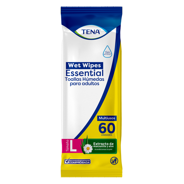TENA Toallas Húmedas Essentials