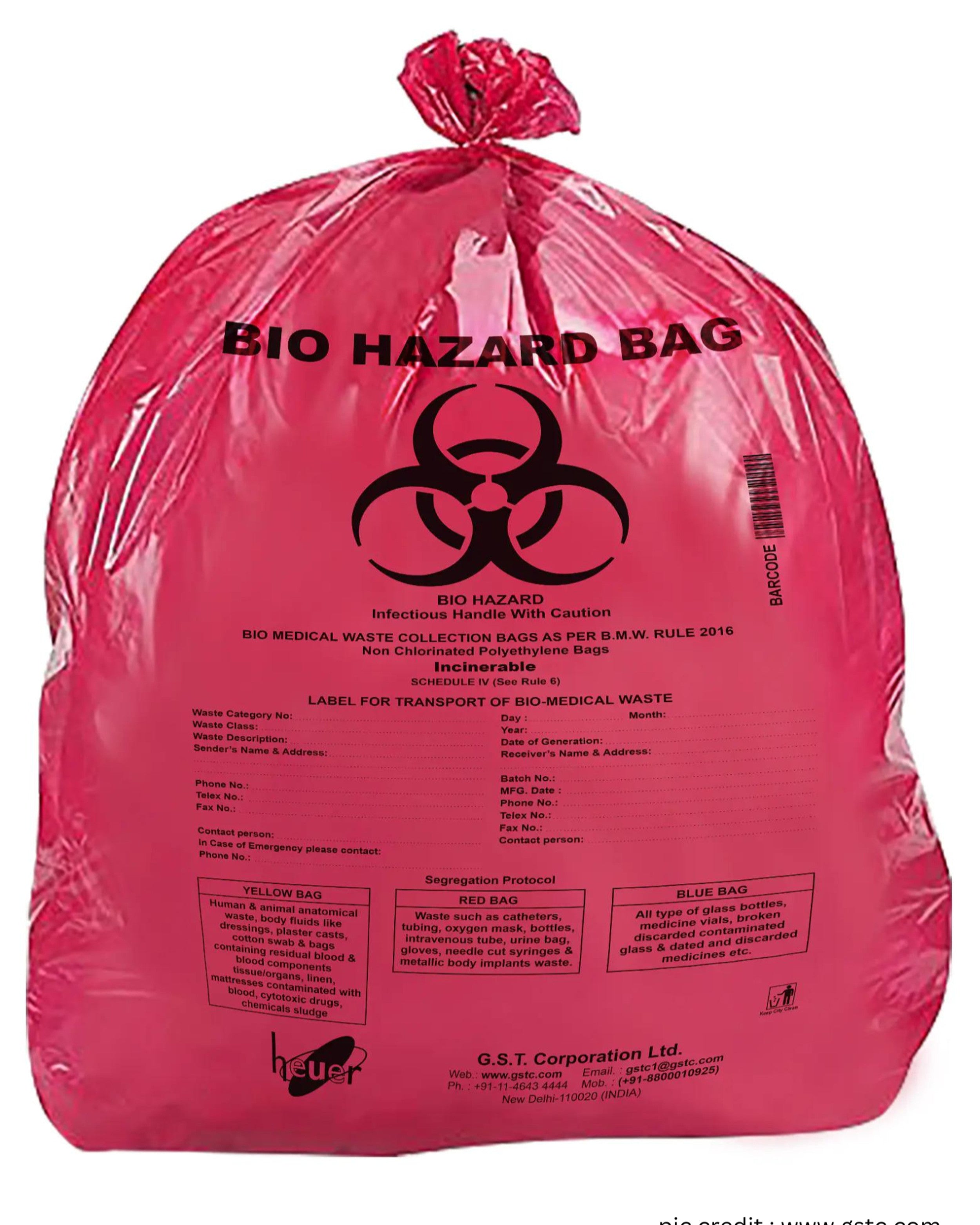Bolsas BIOHAZARD