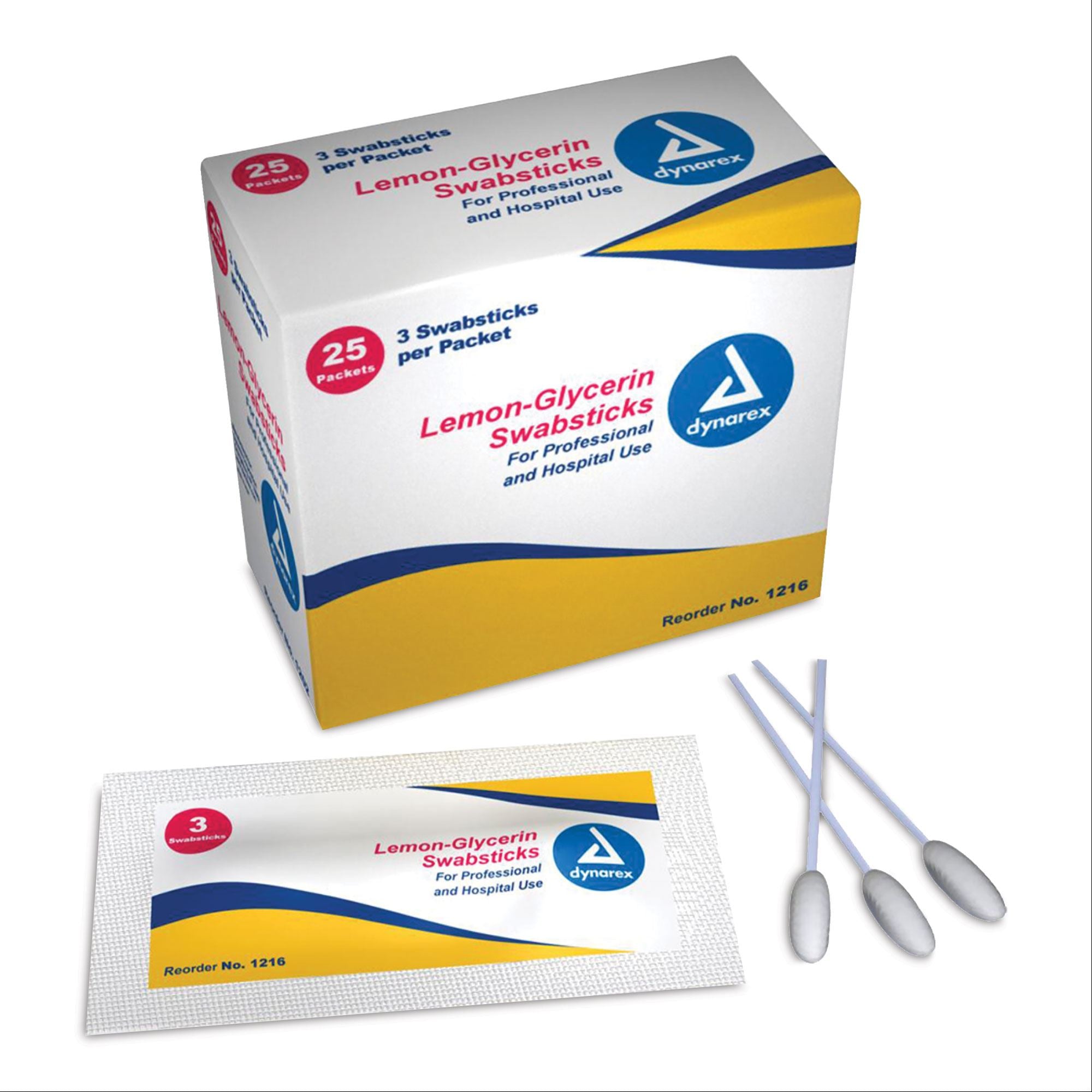 Lemon Glycerin Oral Swabs – 250 Unidades