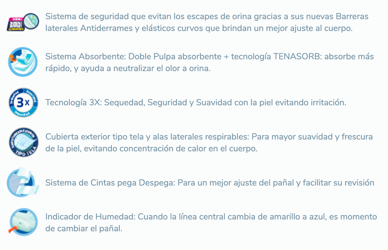 TENA Pañal Slip Comfort