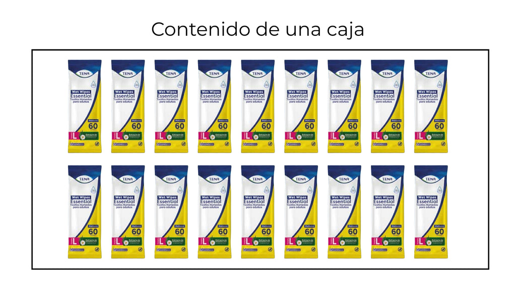 TENA Toallas Húmedas Essentials
